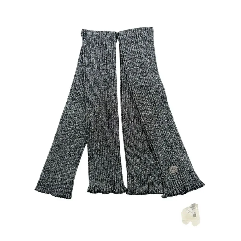 CHANEL gunmetal silver